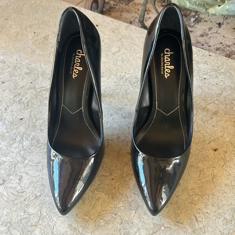 Charles by Charles David black patent leather